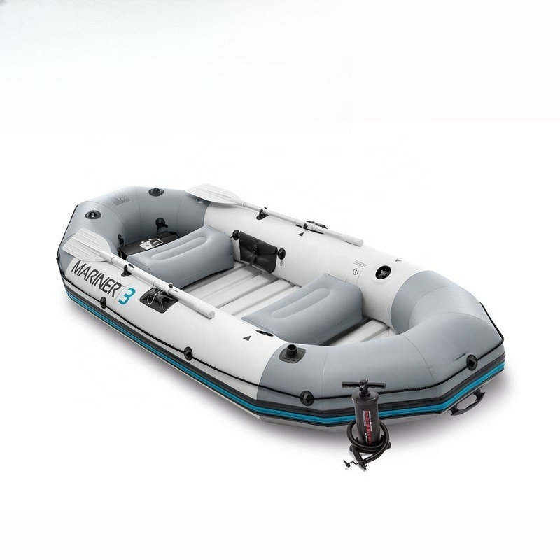Fishing Kayak Inflatable - 68373 BOOT-SET Aufblasbares Kajak Ruderboot Angelboot