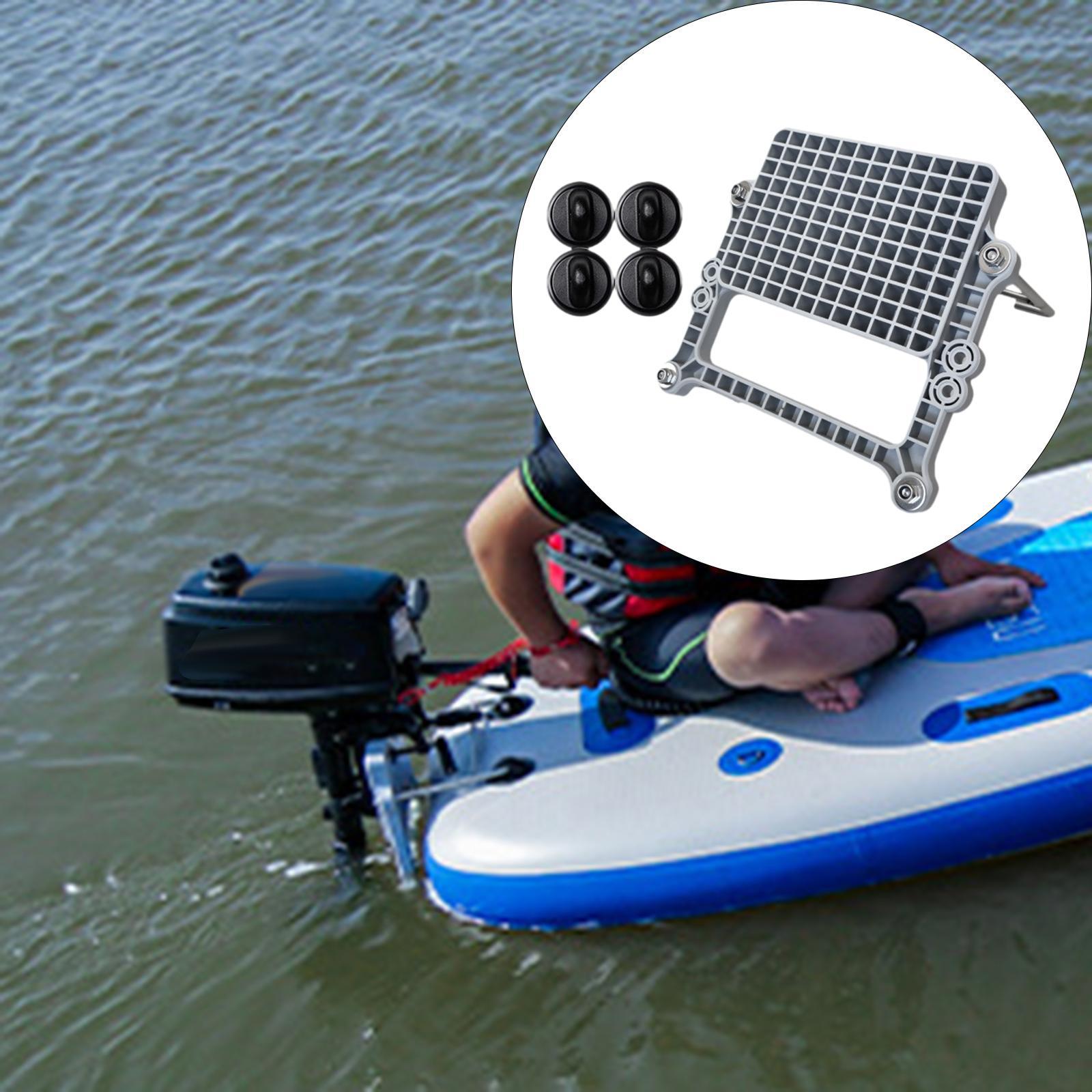 Fishing Kayak Trolling Motor - Bootsmotor-Montagesatz, leistungsstarker Außenbordmotorständer für Angelkajaks, Schlauchboote,