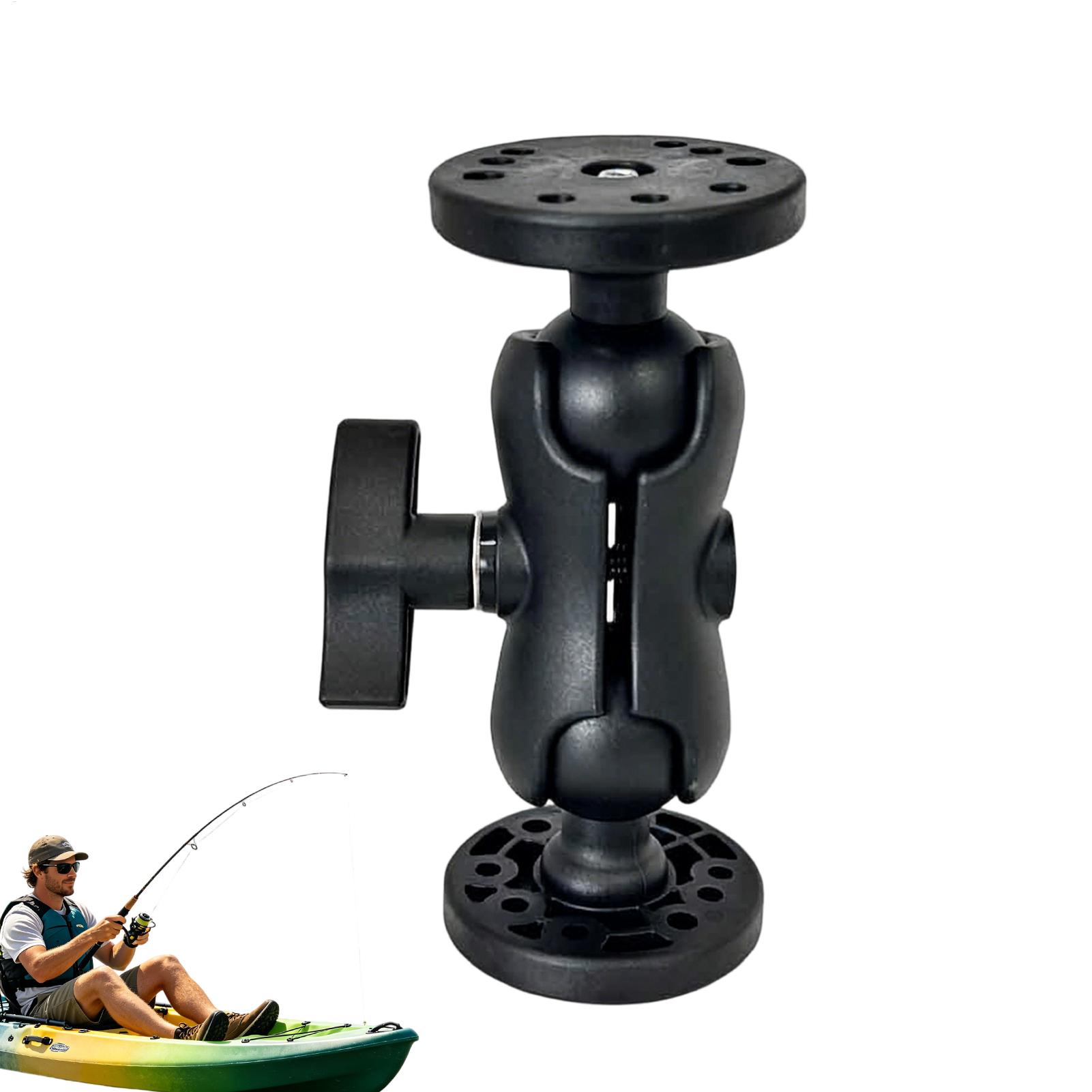 Fishing Kayak Fish Finder Mount - Kajak-Fischfinder-Halterung 360 Grad Verstellbarer Kajak-Transducer-Halter Fischfinder-Halterungen