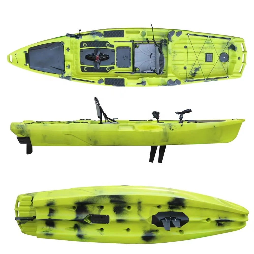 Fishing Kayak Trolling Motor - 13 Fuß Pedal-Kajak mit Propeller oder
