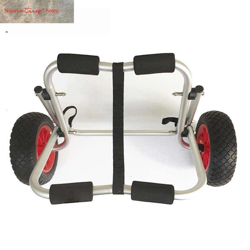 Fishing Kayak Cart - Verstellbarer, faltbarer Kajakwagen aus Aluminium, Kanu-Transportwagen,
