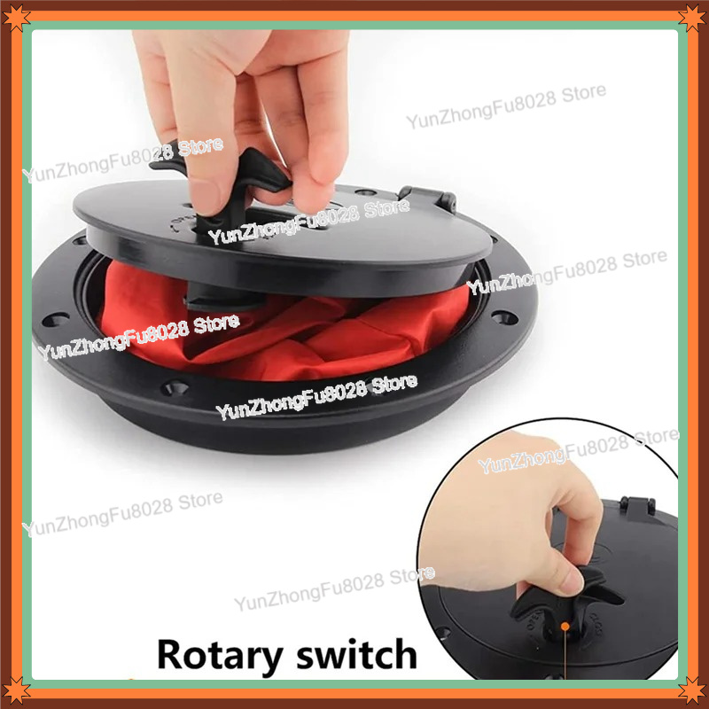 Fishing Kayak Storage Bag - 6-Zoll-Deckplatten-Set, Kajak-Deckluke mit Aufbewahrungstasche für Bootsangelausrüstung,