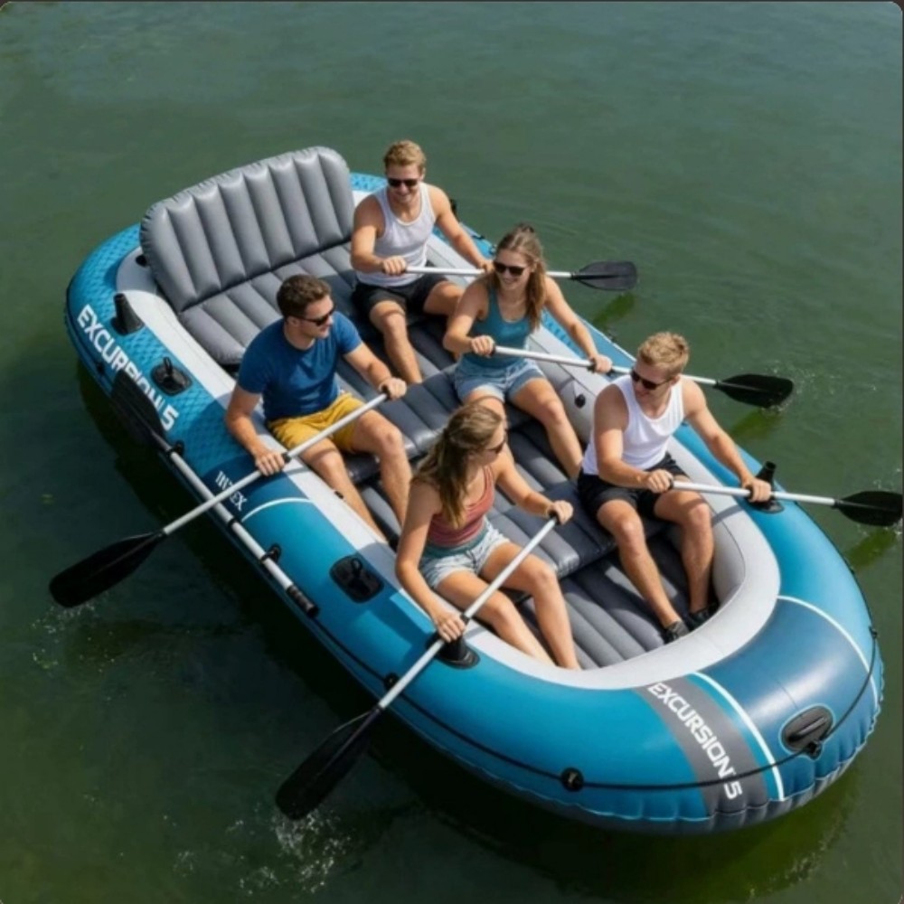 Fishing Kayak Inflatable - 2-Personen- und 4-Personen-Kajak, dickwandiges Kajak, Outdoor-Angriffsboot,