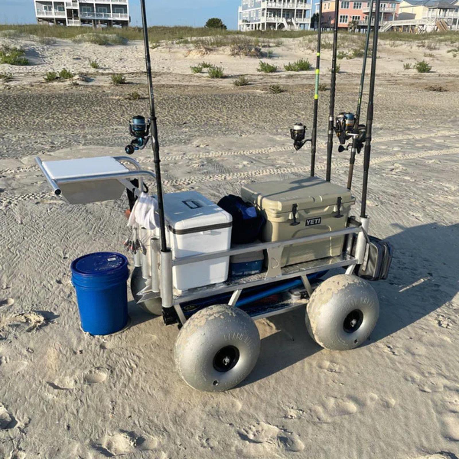 Fishing Kayak Cart - 16 Zoll Ballonreifen Ersatzschwerlastreifen für Strandwagen,