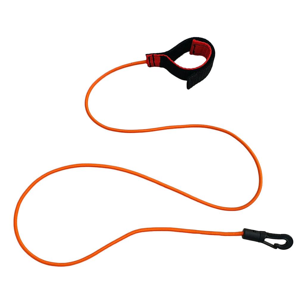 Fishing Kayak Paddle Leash - Verstellbares Angelruten-Sicherheitsband Kajak-Paddel-Leine Hochbelastbares Bootseil-Halter für