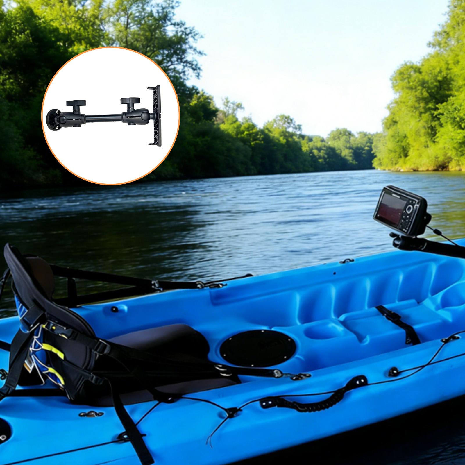 Fishing Kayak Fish Finder Mount - 360 ° Drehbare Fischfinder-Halterung, leichte elektronische