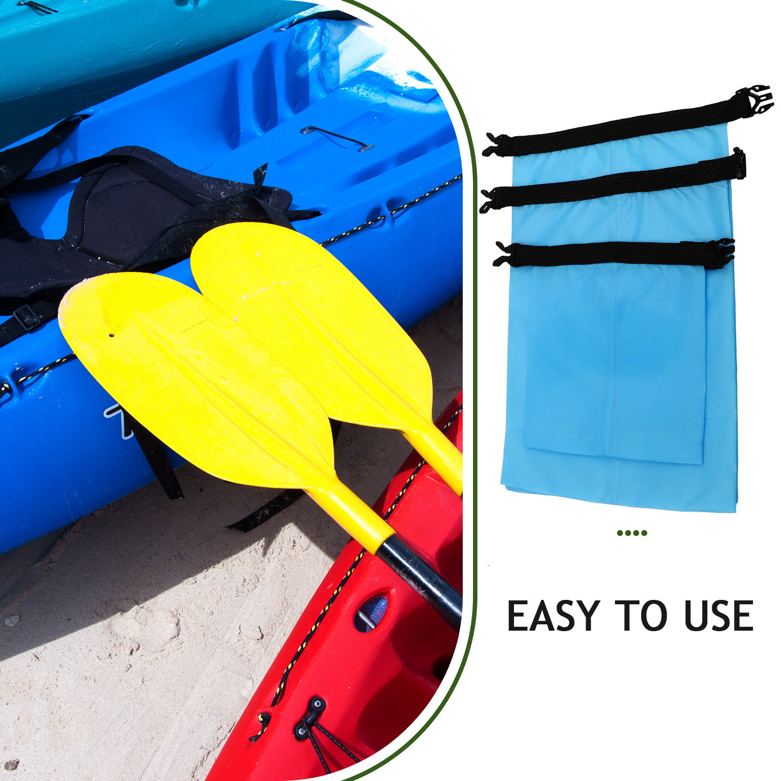 3-teiliger wasserdichter Trock – Fishing Kayak Storage Bag Bewertung und Preis