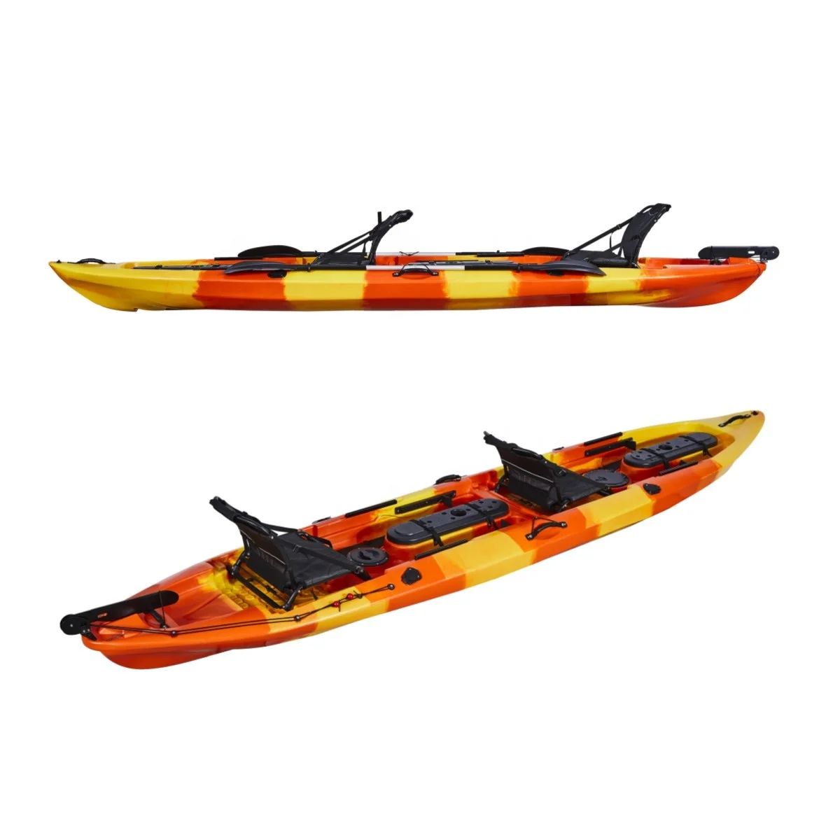 Großhandel 2-Personen-Kunststo – Fishing Kayak Paddle Bewertung und Preis
