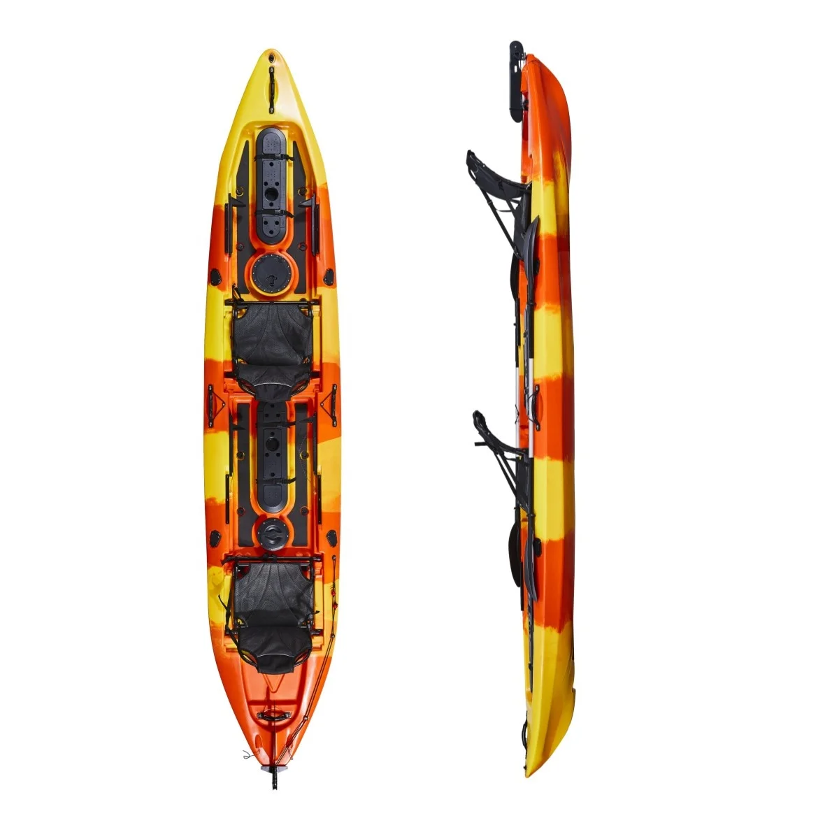 Großhandel 2-Personen-Kunststo – Fishing Kayak Paddle Bewertung und Preis