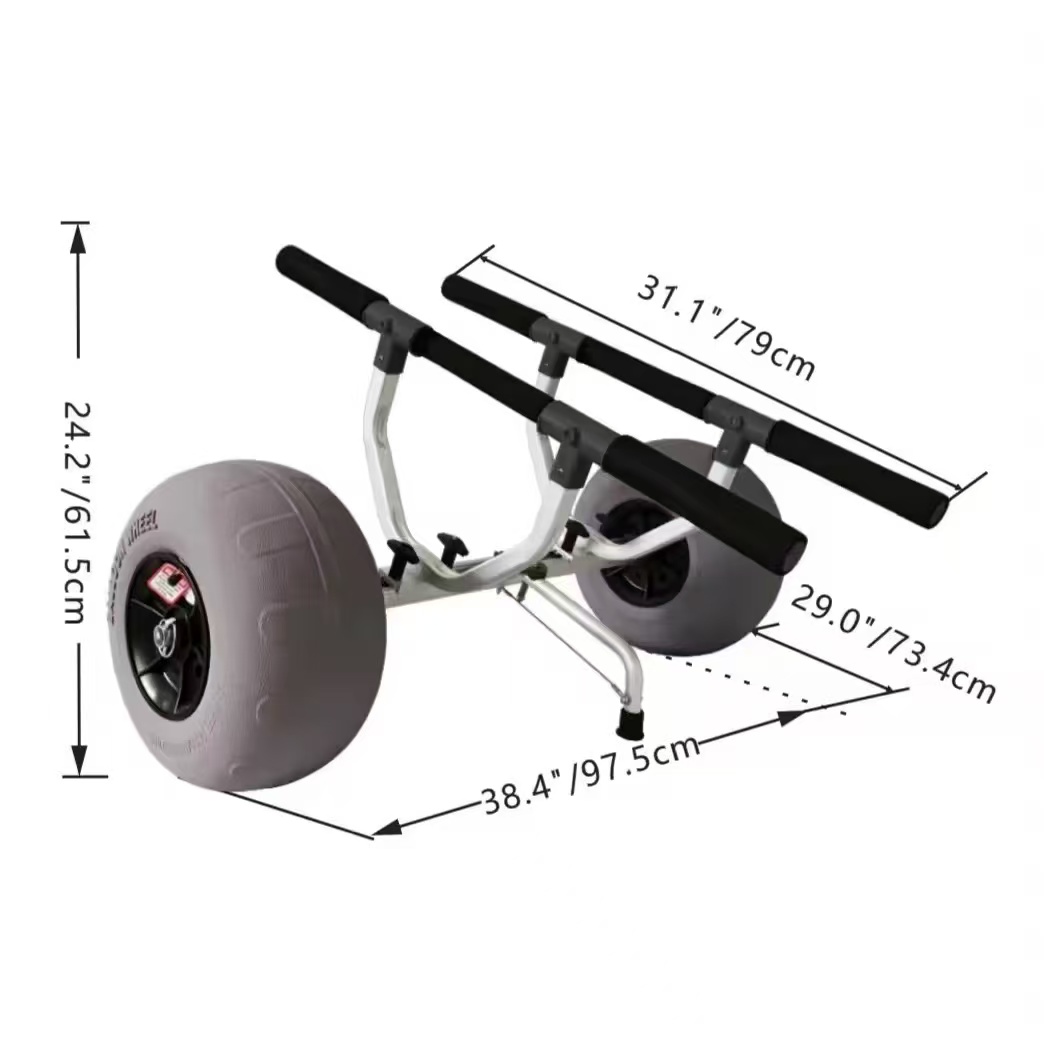 Yak Outdoors Aluminium-Kajakwa – Fishing Kayak Cart Bewertung und Preis