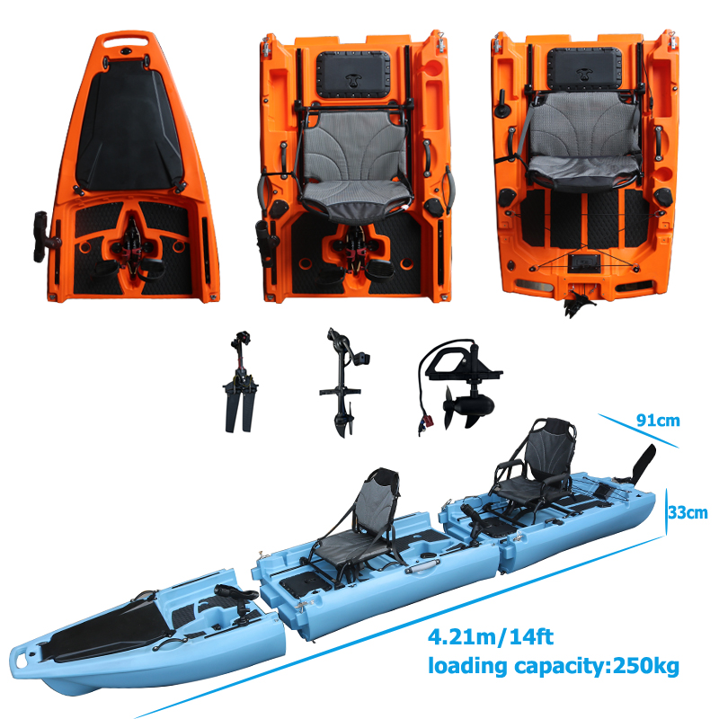 14FT 2-Personen Abnehmbares Pe – Fishing Kayak Seat Bewertung und Preis