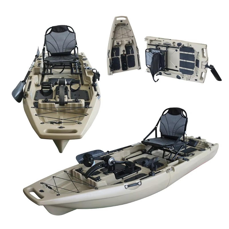 1-Personen HDPE/PE Sit-On-Top  – Fishing Kayak Paddle Bewertung und Preis