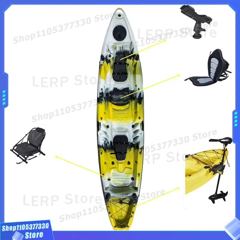 2-Personen-Kajak aus Kunststof – Fishing Kayak Sit In Bewertung und Preis