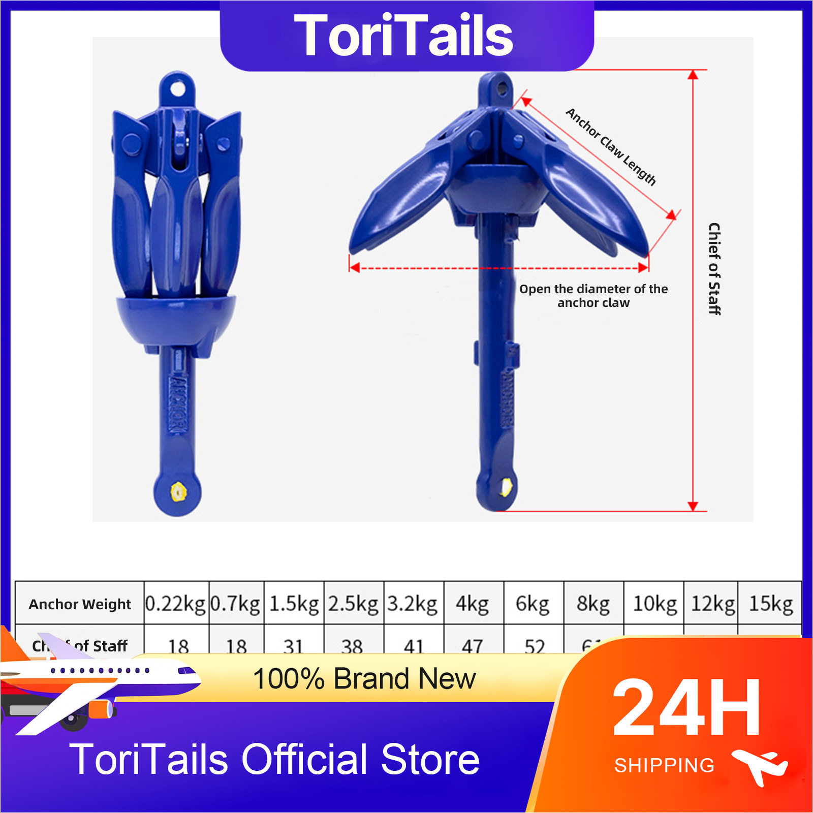 Kajak-Anker-Sets, zusammenklap – Fishing Kayak Anchor Bewertung und Preis